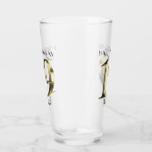 メタリックゴールデン19歳の誕生日 タンブラーグラス (右)