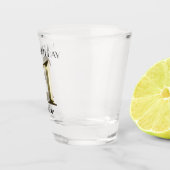 メタリックゴールデン21歳の誕生日 ショットグラス (右)