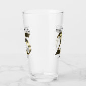 メタリックゴールデン25th誕生日 タンブラーグラス (右)