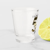 メタリックゴールデン50歳の誕生日 ショットグラス (左)