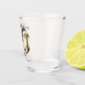 メタリックゴールデン50歳の誕生日 ショットグラス (右)