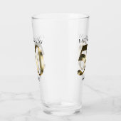 メタリックゴールデン50歳の誕生日 タンブラーグラス (右)