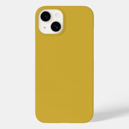 メタリックゴールド Case-Mate タフ Apple iPhoneケース (裏面)