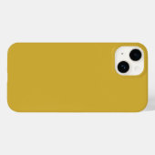 メタリックゴールド Case-Mate タフ Apple iPhoneケース (裏面 (横))