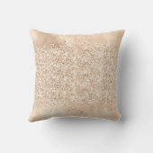 メタリックサテンシャンパンスパークルスロー クッション (裏面)