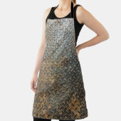 メタリックサーフェス、反射テクスチャの背景。 エプロン (インサイチュ)