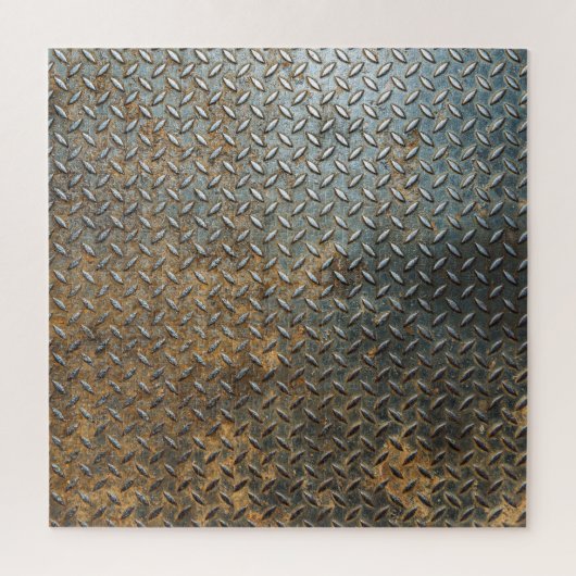 メタリックサーフェス、反射テクスチャの背景。 ジグソーパズル (縦)