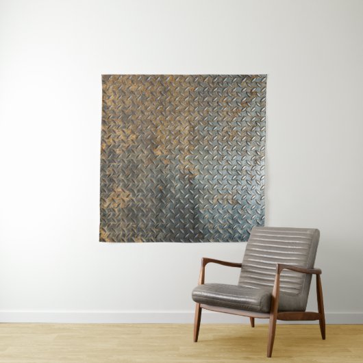 メタリックサーフェス、反射テクスチャの背景。 タペストリー (インサイチュ(横))