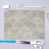 メタリックシャイニーアートデコファンパターン,デコ,ボーティフ 薄葉紙 (クラフト)