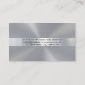 メタリックシャイン 名刺 (裏面)