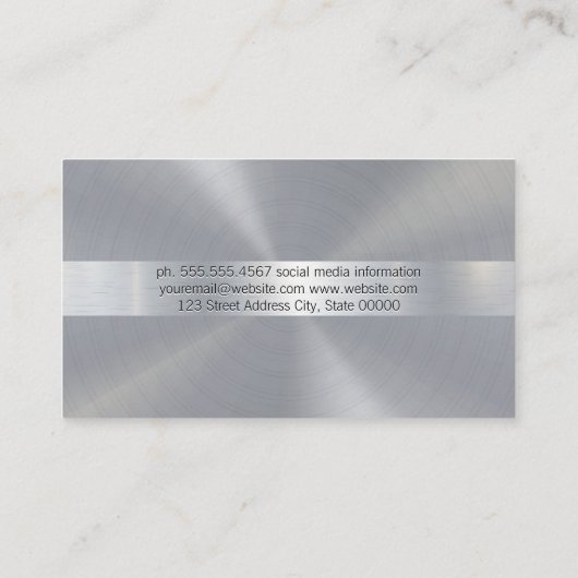 メタリックシャイン 名刺 (裏面)