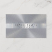 メタリックシャイン 名刺 (正面)