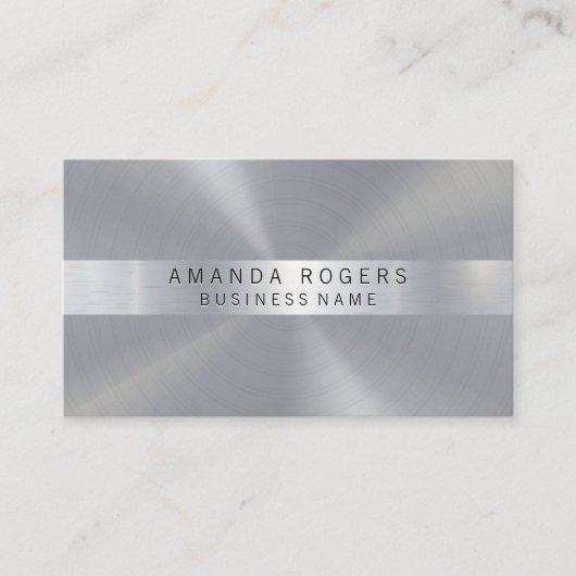 メタリックシャイン 名刺 (正面)