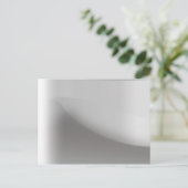 メタリックシルバーのポストカード ポストカード (スタンド正面)