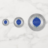 メタリックシルバーの花 & フラワエレガンス コンフェッティ (正面)