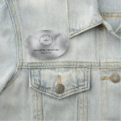 メタリックシルバーロゴホテルスタッフ名役職 名札 (インサイチュ)