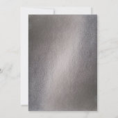 メタリックシルバー結婚ワールド地図の旅行 (裏面)