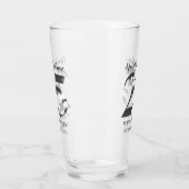 メタリックシルバー結婚25周年 タンブラーグラス (左)