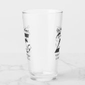 メタリックシルバー結婚25周年 タンブラーグラス (右)