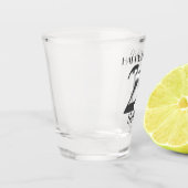 メタリックシルバー20thバースデーショットグラス ショットグラス (左)