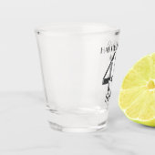 メタリックシルバー40thバースデーショットグラス ショットグラス (左)