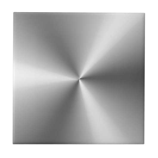 メタリックシルバー タイル (正面)