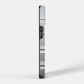 メタリックシルバー フォンケース iPhoneケース (右側面)