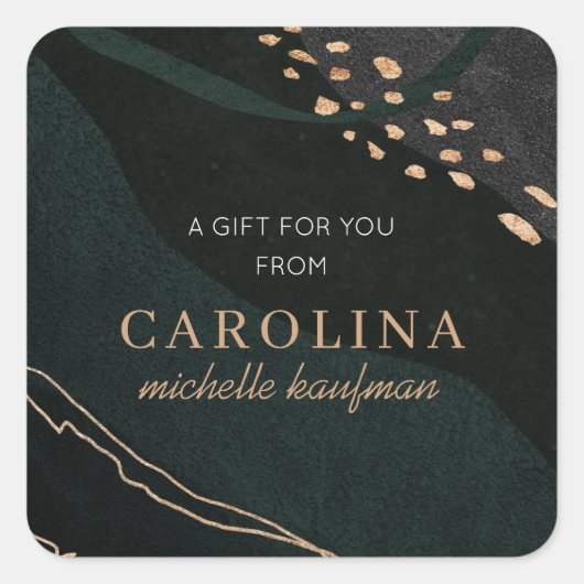 メタリックジオード スクエアシール (正面)