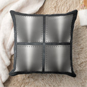 メタリックスクウェア枕 クッション (ブランケット)