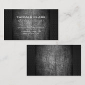 メタリックスクラッチ付き背景 名刺 (正面/裏面)