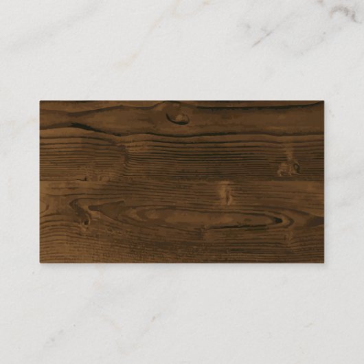 メタリックソー |木製パネル名刺 名刺 (裏面)