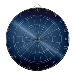 メタリックダークブルーのステンレススチールメタルルック ダーツボード