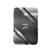 メタリックテクスチャモノグラム バスマット (正面縦)