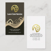 メタリックテクスチャ山の側面（横） 名刺 (正面/裏面)