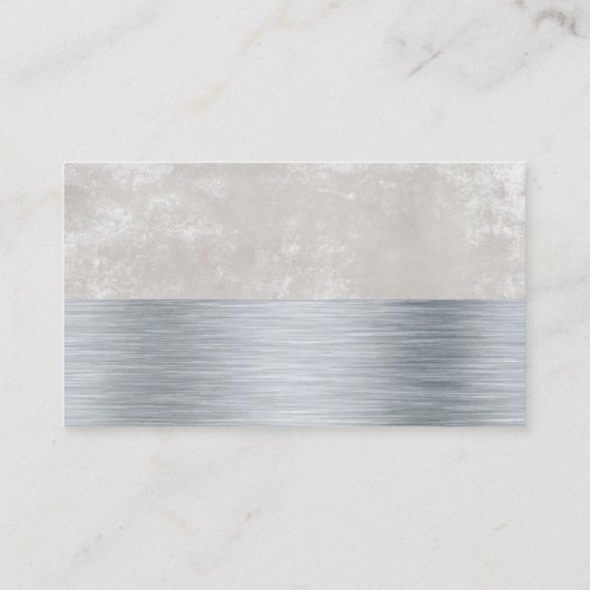 メタリックテクスチャ |グランギーの背景 名刺 (裏面)