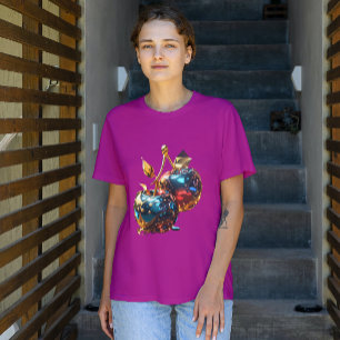 メタリックディップさくらんぼTシャツ Tシャツ