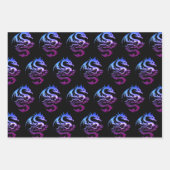 メタリックドラゴンコレクション ラッピングペーパーシート (正面3)