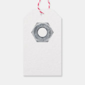 メタリックナットでNuts About Youバレンタインデー ギフトタグ (裏面)