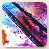 メタリックバスカーブマイアミ飲料用コースター コースター (正面)