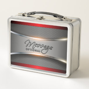 メタリックバックグラウンド3ステンレスランチボックス メタルランチボックス