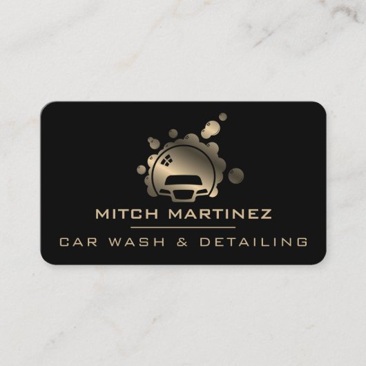 メタリックバブルロゴカバー名刺 名刺 (正面)