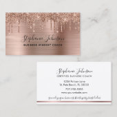 メタリックバラ金ゴールドルクースグリッタードリップボスレディ 名刺 (正面/裏面)