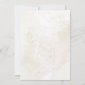 メタリックバルーンNumber 30thバースデーマーブルクリーム 招待状 (裏面)