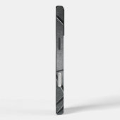 メタリックパターカスタムンのモノグラム電話ケース Case-Mate iPhoneケース (裏面 / 右)