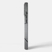 メタリックパターカスタムンのモノグラム電話ケース Case-Mate iPhoneケース (裏面 / 左)