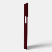 メタリックパーソナライズされたダークシエナ放射状テクスチャ Case-Mate iPhoneケース (裏面 / 右)