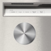 メタリックパーソナライズされたラジアルテクスチャ マグネット (インサイチュ (食洗機))