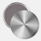 メタリックパーソナライズされたラジアルテクスチャ マグネット (正面/裏面)