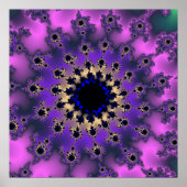 メタリックパープルアイ ポスター (正面)