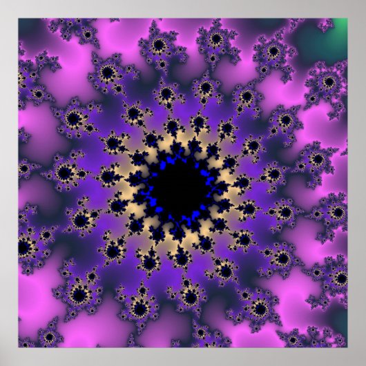 メタリックパープルアイ ポスター (正面)